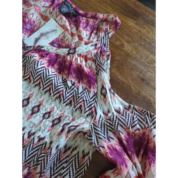 Jessica Simpson Women's New Nwt Halter Cold Shoulder Top Blouse Shirt Size XS - Picture 2 of 12